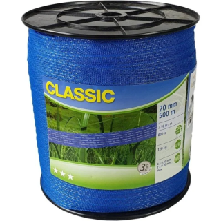 Taśma ogrodz CORRAL Classic 500m/20mm blue 6 p.