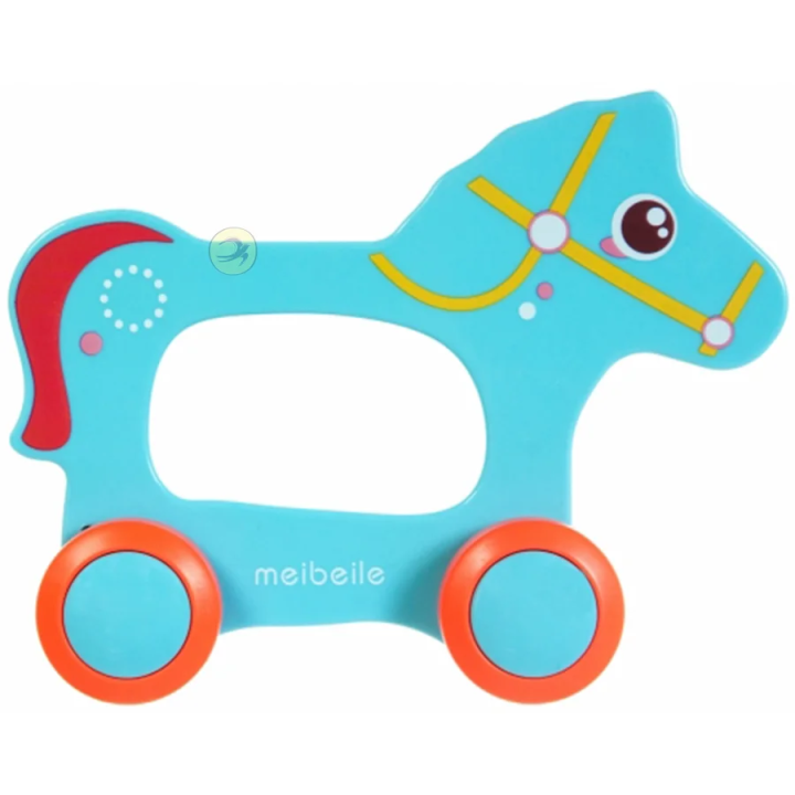 Zabawka BAMBAM Konik na kółkach 22x15x8