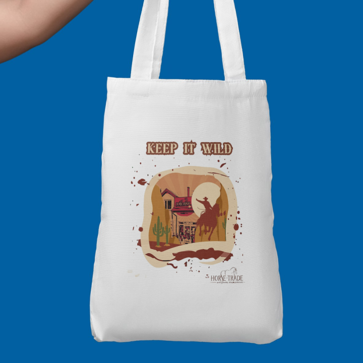 Torba bawełniana HORSE-TRADE Keep it wild