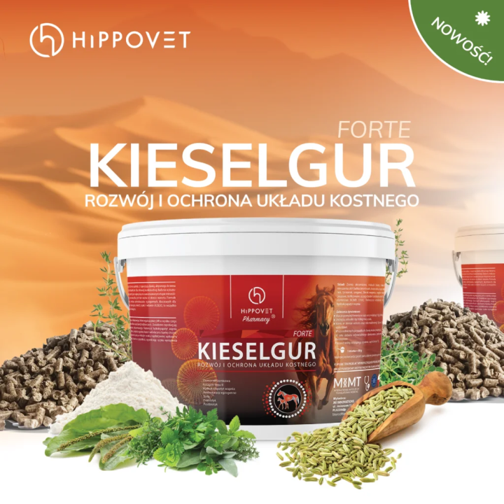 Krzem HIPPOVET Kieselgur Forte 3kg