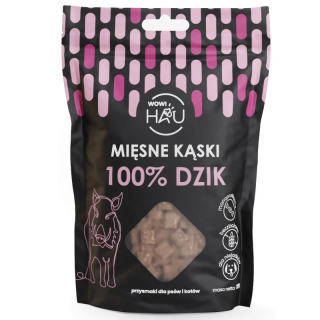 Smaczki dla psa WOW!PETS Kąski Dzik 120g