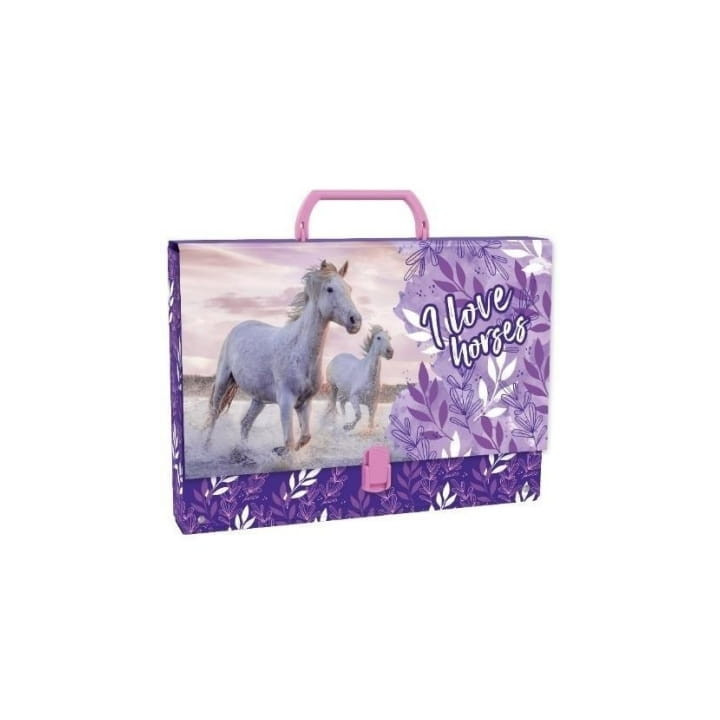 Teczka z rączką DERFORM A4/95mm Konie25