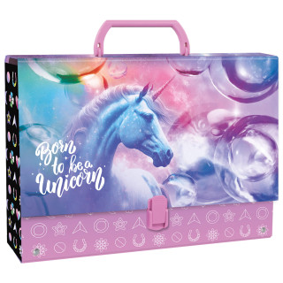 Teczka z rączką DERFORM A4/95mm Jednorożec15