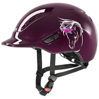Kask UVEX Kidoxx flower burgund shiny XXXS (49-54)