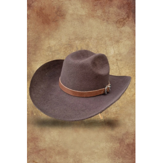 Kapelusz kowbojski WILDBILL filcowy darkbrown