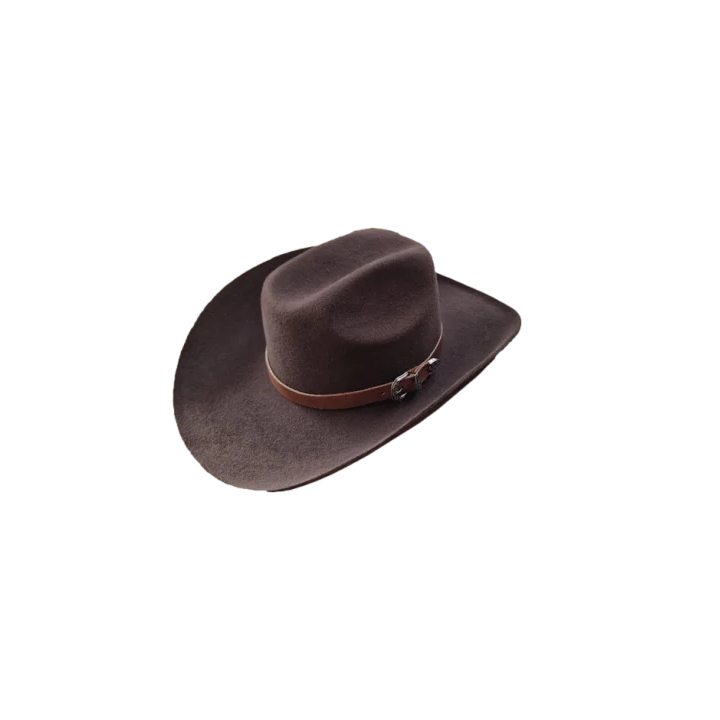 Kapelusz kowbojski WILDBILL filcowy darkbrown