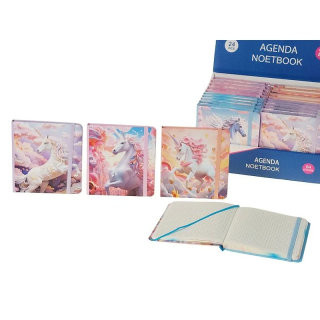 Notes z gumką ADAR Kratka Jednorożec