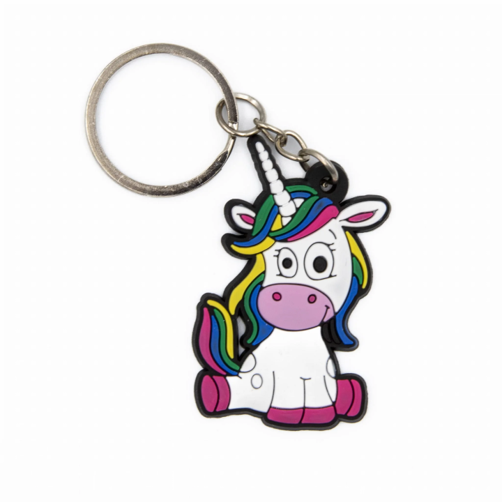 Brelok PZP gumowy jednorożec kolorowy