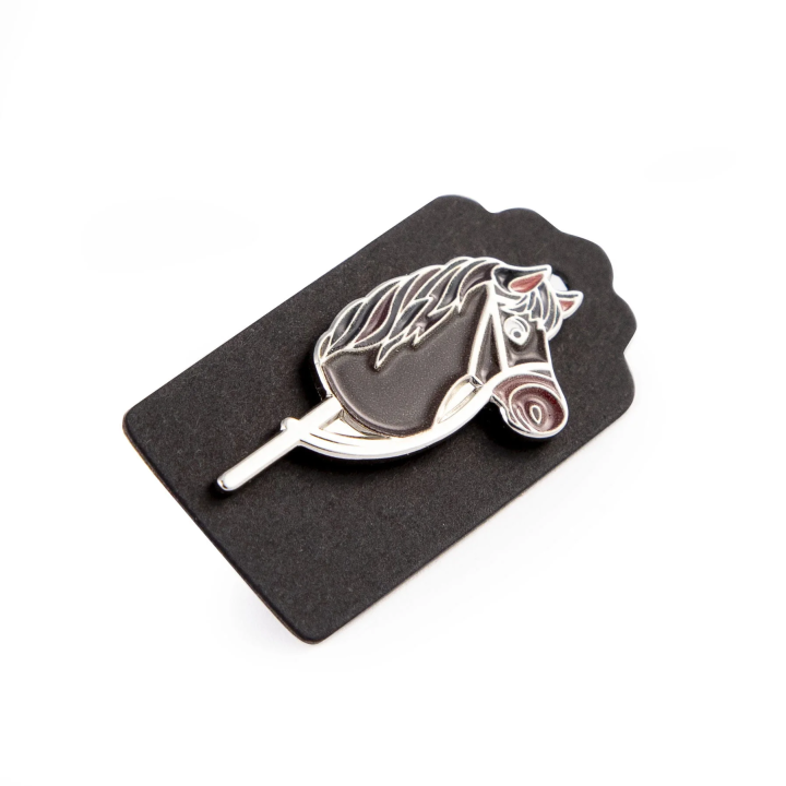 Przypinka PZP hobbyhorse 3-emalia ciemny