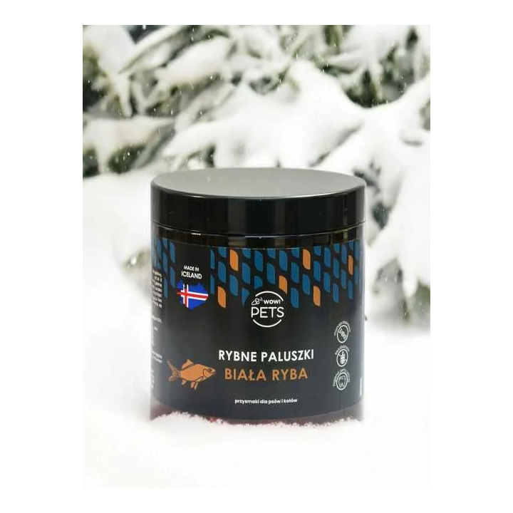 Smaczki dla psa i kota WOW!PETS RybnePaluszki 200g