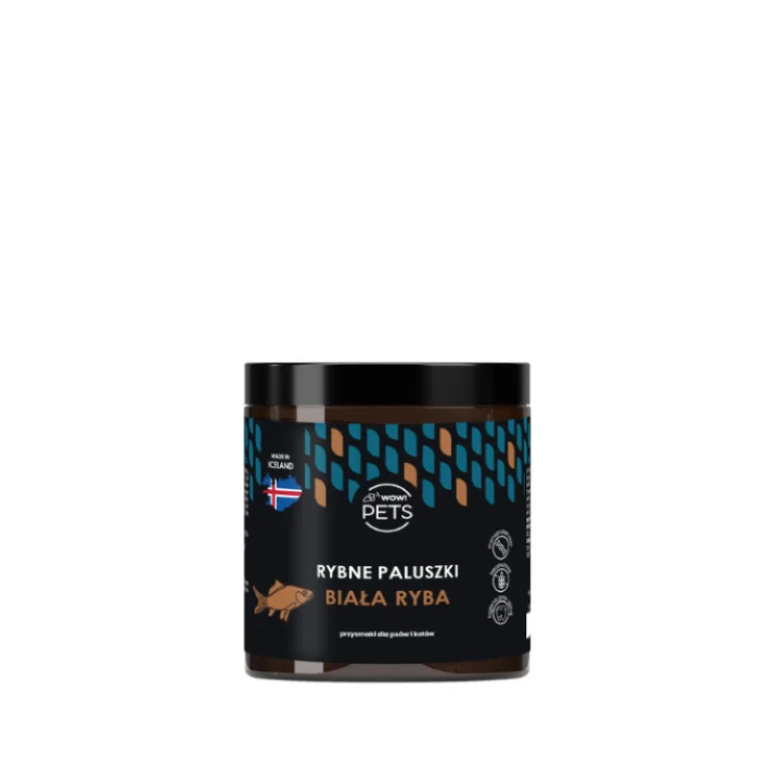 Smaczki dla psa i kota WOW!PETS RybnePaluszki 200g