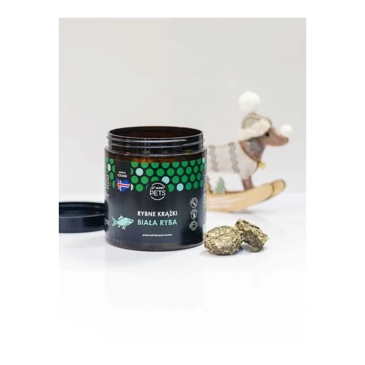 Smaczki dla psa i kota WOW!PETS RybneKrążki 200g