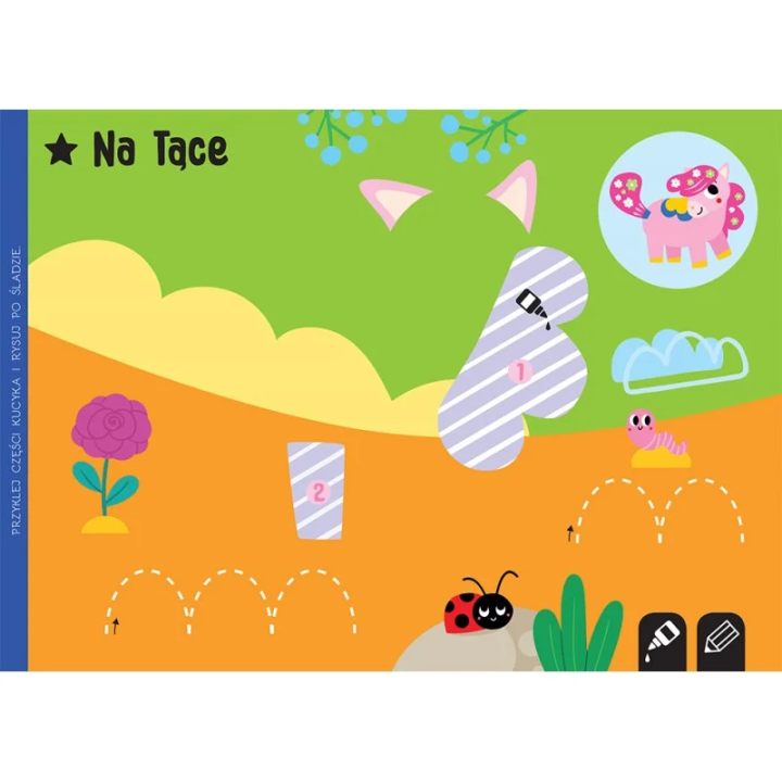 Wycinanka edukacyjna AKSJOMAT Kucyki