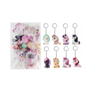 Brelok SQUISHY Unicorn 6cm mix