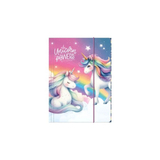 Teczka z gumką A4 DERFORM Jednorożec16