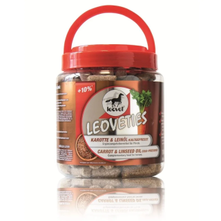 Przysmak dla koni LEOVET 1100g marchew+len