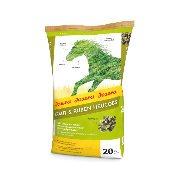 Trawokulki JOSERA KrautRuben Heucobs 20kg | Sklep jeździecki Horse Trade.pl