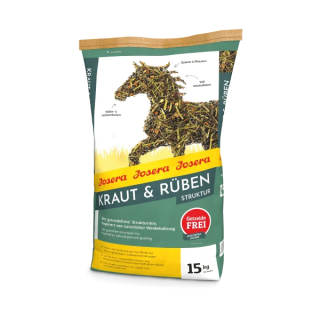 Pasza bezzbozowa JOSERA KrautRuben Struktur 15kg | Sklep jeździecki Horse Trade.pl