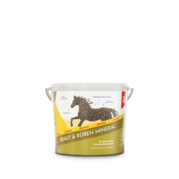 Mineraly bezzbozowe JOSERA KrautRubenMineral 4kg | Sklep jeździecki Horse Trade.pl