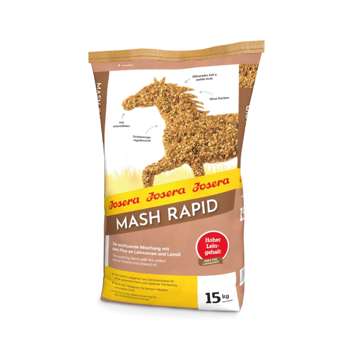 Mesz siemie lniane+cykoria JOSERA Mash Rapid 15kg | Sklep jeździecki Horse Trade.pl