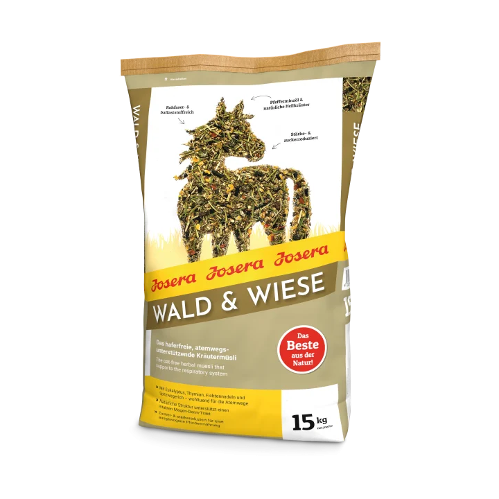 Pasza na uklad oddechowy JOSERA WaldWiese 15kg | Sklep jeździecki Horse Trade.pl