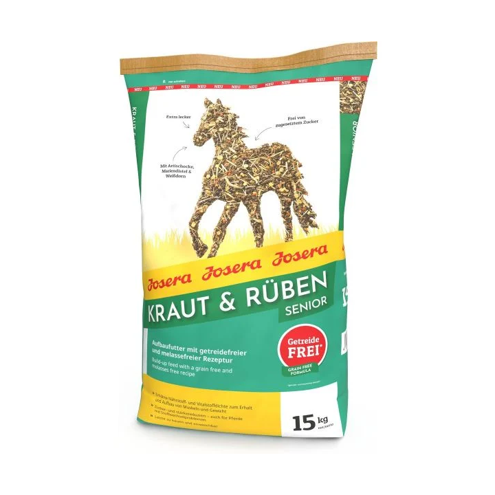 Pasza konie starsze JOSERA Kraut&Ruben Senior 15kg