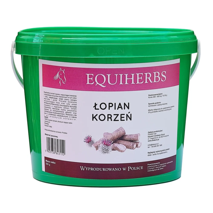 Łopian korzeń EQUIHERBS 500g