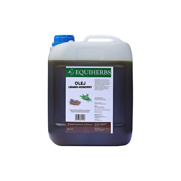 Olej lniano-konopny EQUIHERBS 5l