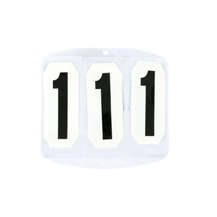 Numerek startowy CANTERCLUB kwadratowy na rzep