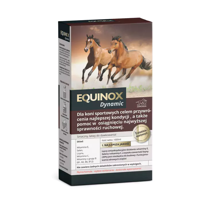 Suplement Equinox Dynamic wzmacniający dla koni 1L