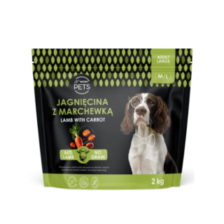 Sucha Karma WOW!PETS Jagnięcina/Marchew PiesML 2kg