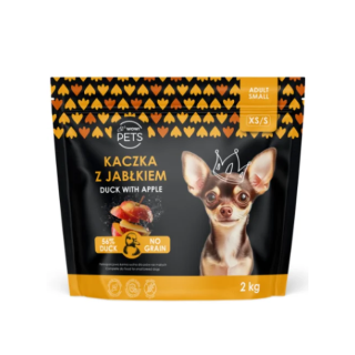 Sucha Karma WOW!PETS Kaczka/Jabłko PiesXSS 2kg