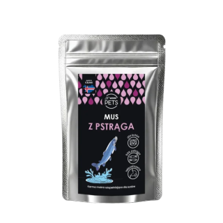 Karma saszetka dla psa WOW!PETS Mus z Pstrąga 100g
