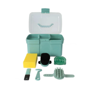 Skrzynka+szczotki HORZE KidsGroomingBox