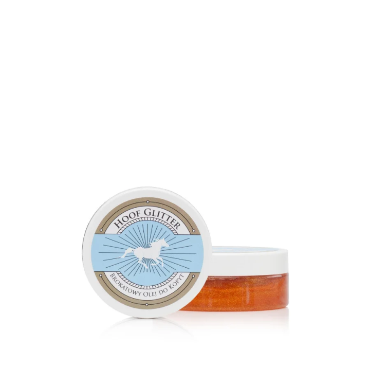 Olej do kopyt SCANDIA HoofGlitter gold 200ml
