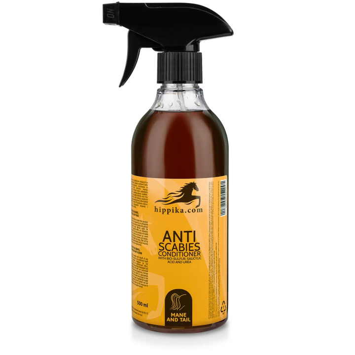 Odżywka HIPPIKA Anty-świerzb z bio-siarką 500ml | Sklep jeździecki Horse Trade.pl