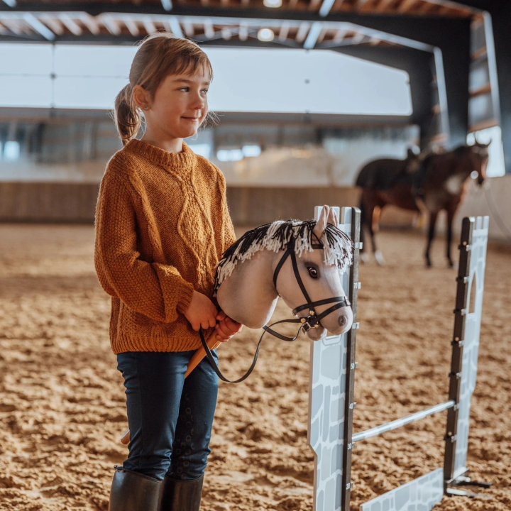 Koń na kiju ASTRUP HobbyHorse Luna beige