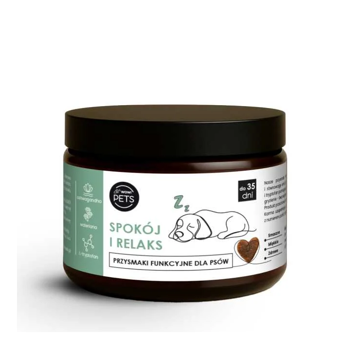 PrzysmakiFunkcyjne WOW!PETS DlaPsów Spokój 100g