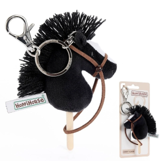 Breloczek HoppiHorse HobbyHorse black 12cm