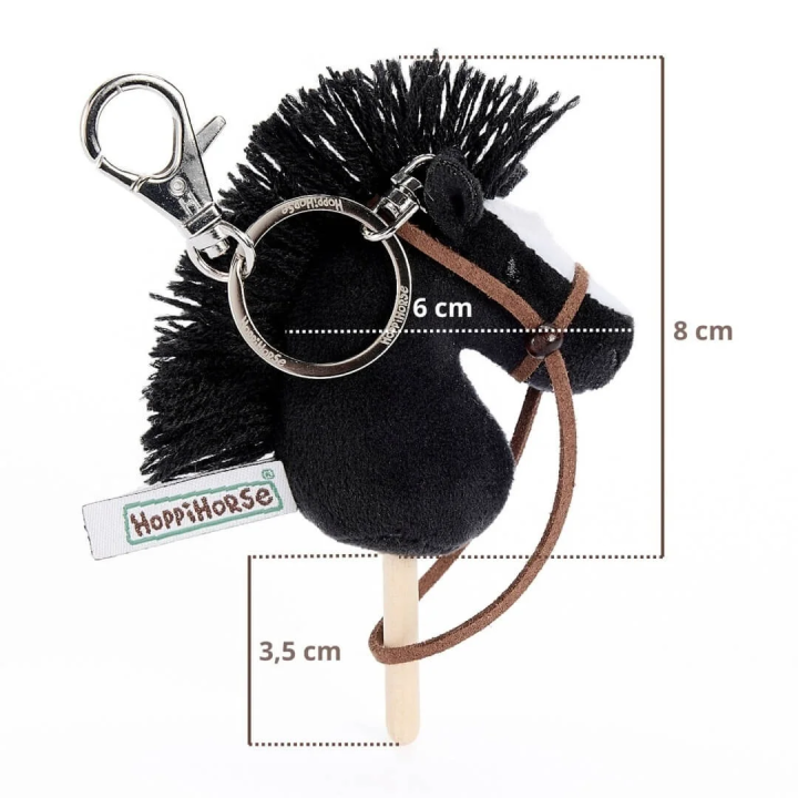 Breloczek HoppiHorse HobbyHorse black 12cm