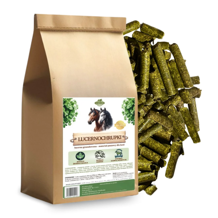 Chrupki z lucerny SAMFARM 20kg