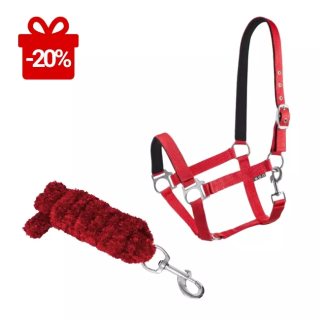 DLA KONIA - Uwiąz + kantar COB