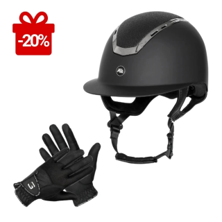  DLA JEŹDŹCA - Kask (S) + rękawiczki (XL)