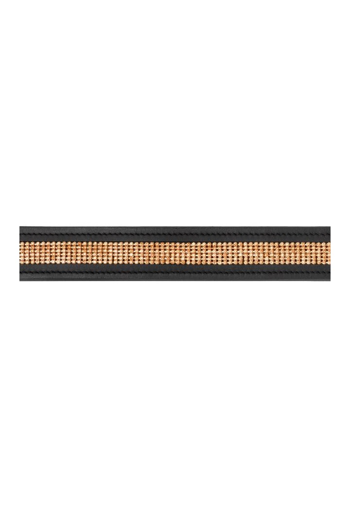 10810007 Leather belt EQ.QUEEN SmallDiamonds black-rosegold gems.jpg