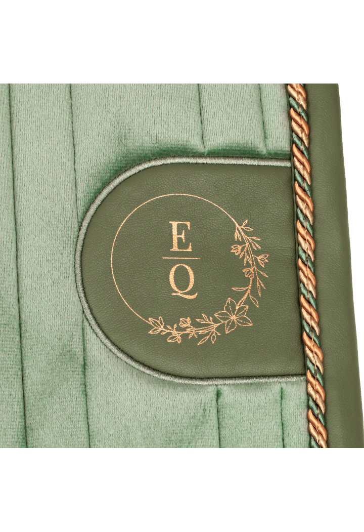 20410035 Saddle pad EQ.QUEEN Athens 24SS light green logo.webp