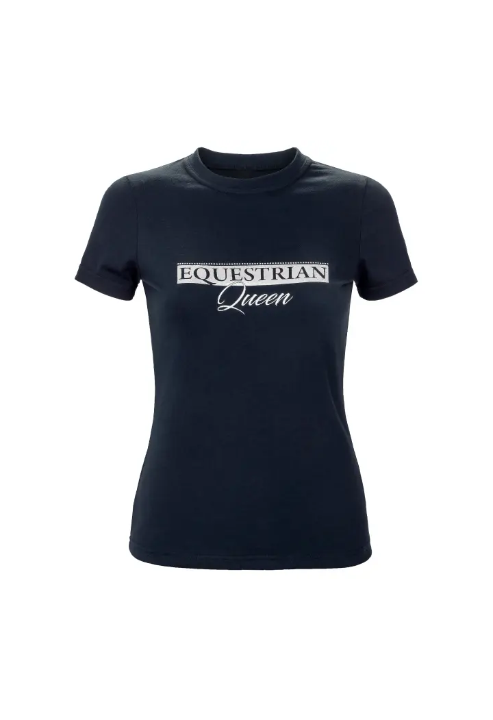 10410671-T-shirt-EQ.QUEEN-Jade-24SS-navy-front.webp