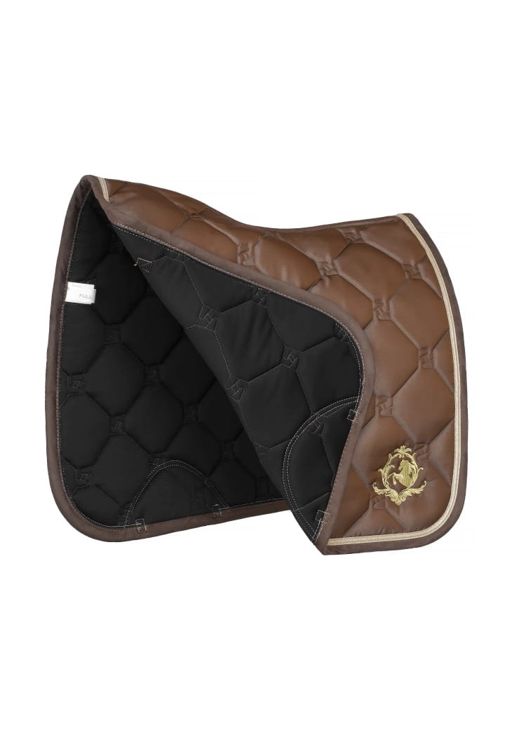 20410036_ Saddle pad EQ.QUEEN Riga dark taupe DR detail.jpg