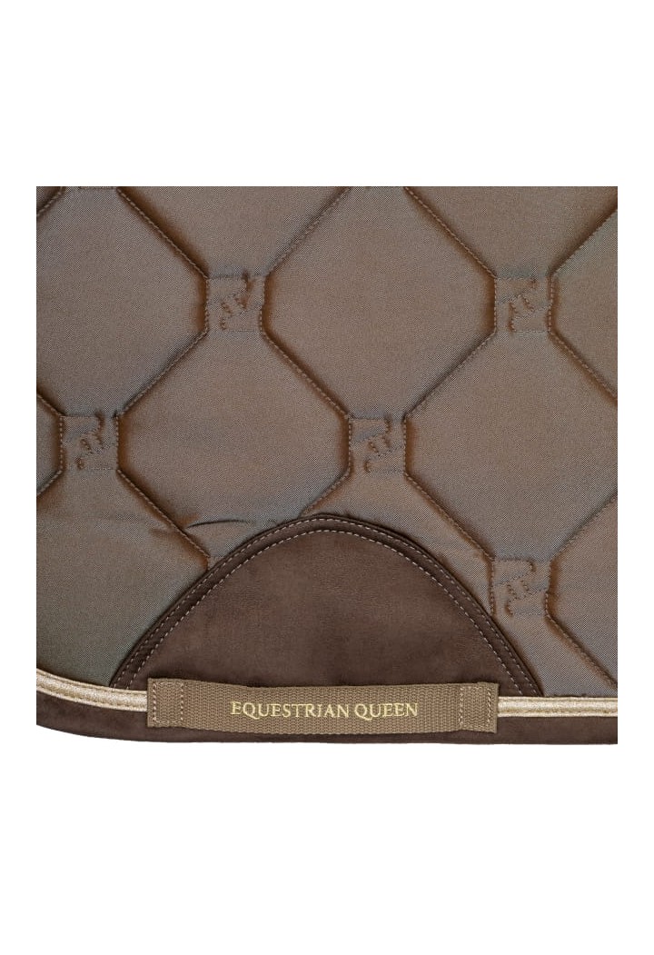 20410036_ Saddle pad EQ.QUEEN Riga dark taupe DR detail2.jpg