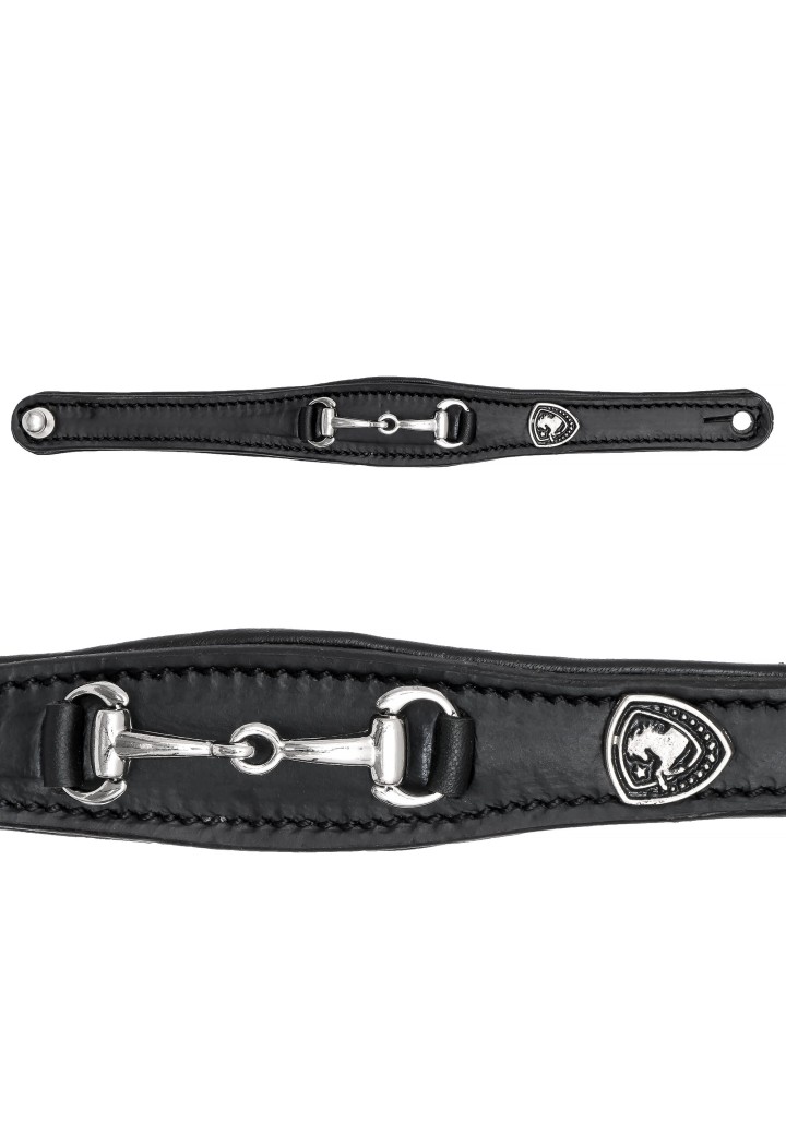 10810015 Leather bracelet EQ.QUEEN Josie black detail3.jpg