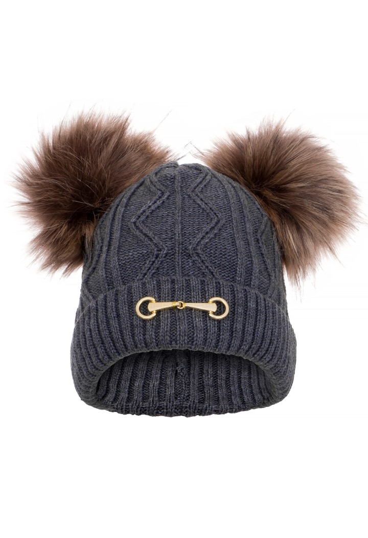 10610381_Hat EQ.QUEEN Ayla 24AW graphite front.jpg